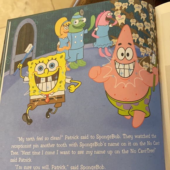 SpongeBob SquarePants Book “Behold, No Cavities!” A Visit to the dentist - Picture 8 of 8